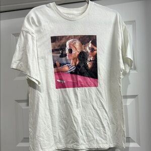 Barbie White Tee with Graphic Print